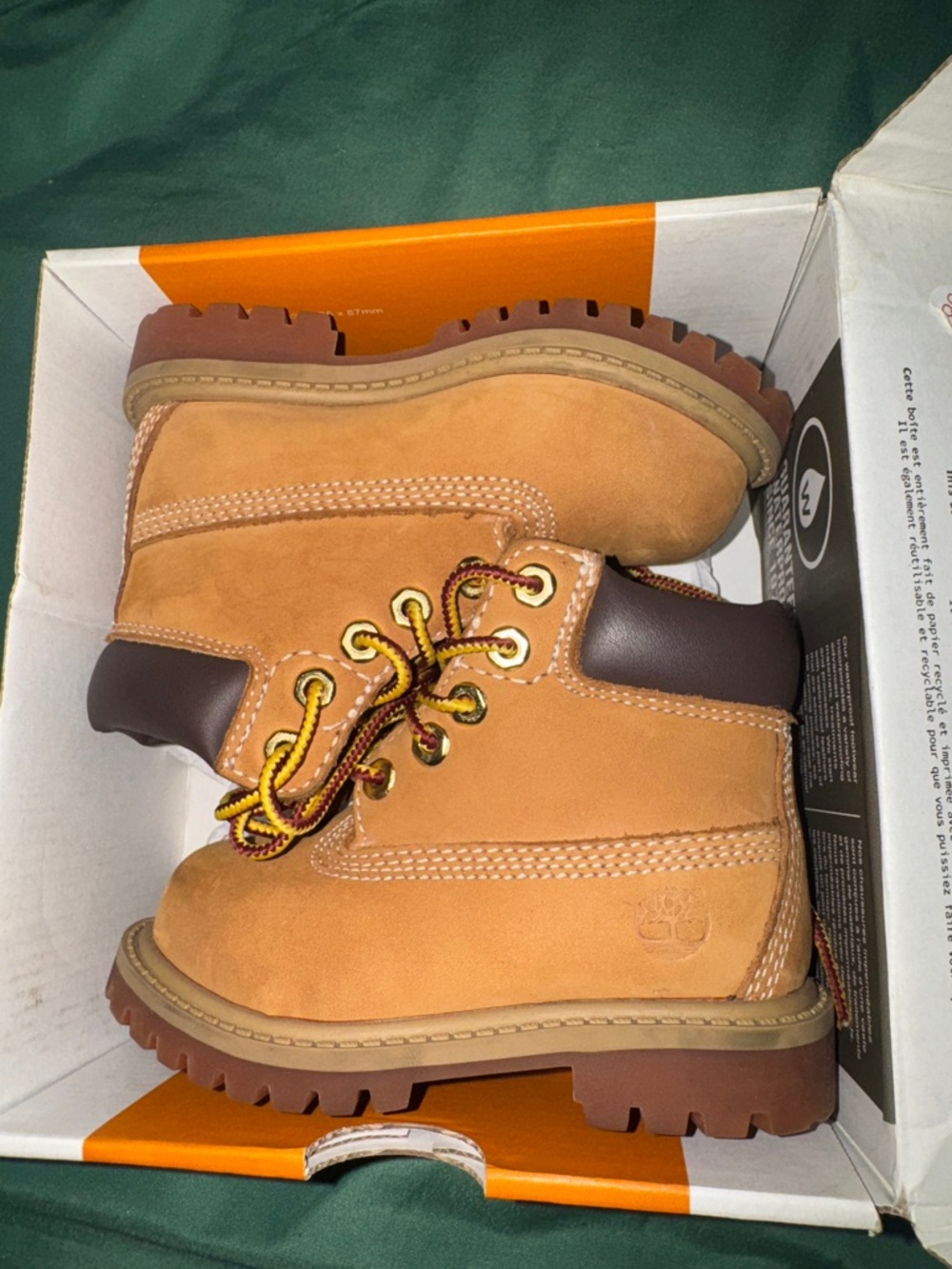 Timberland Kids 6" Premium Boot in Wheat/Tan toddler - Picture 3 of 9